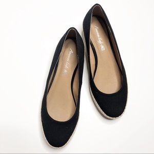 American Eagle Espadrille Canvas Wedge